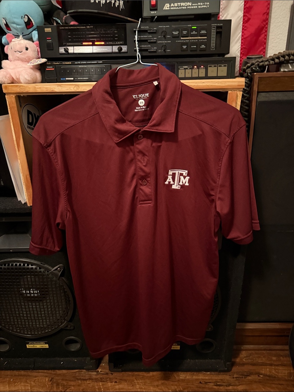 Men's Texas A&M Maroon Performance Polo